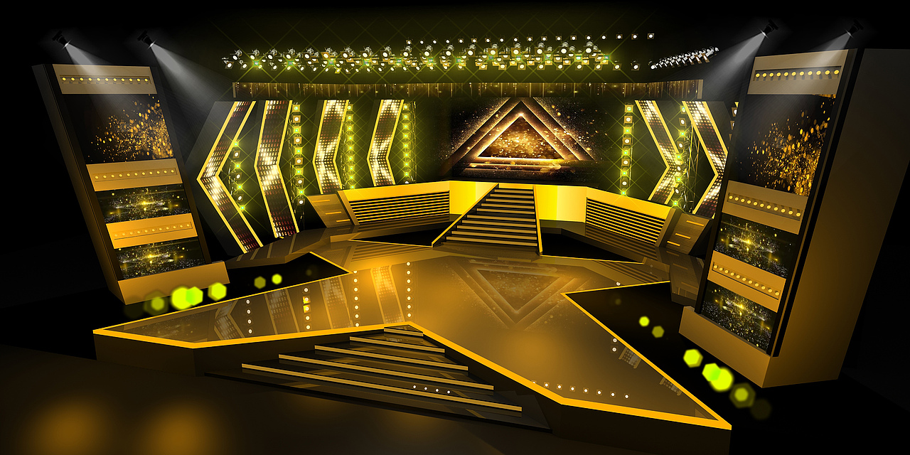 退役军人晚会舞美设计