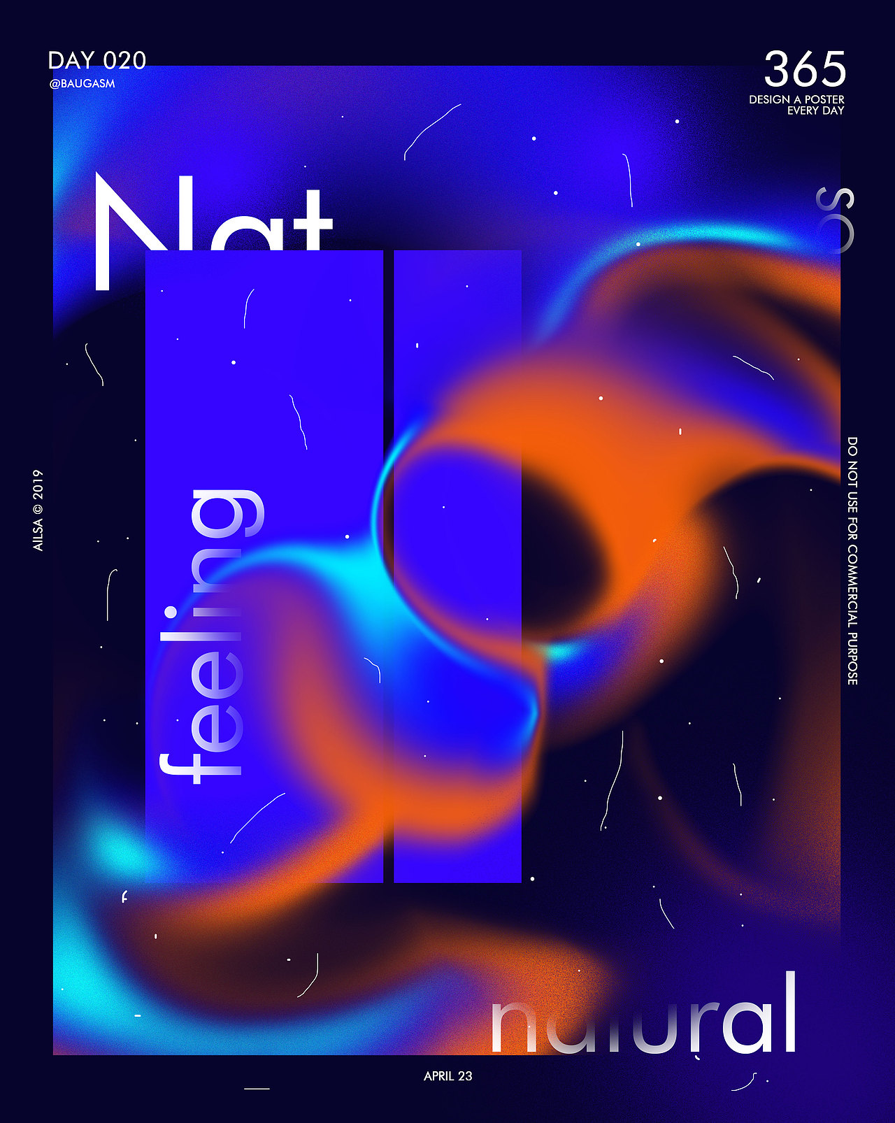 baugas练习海报设计