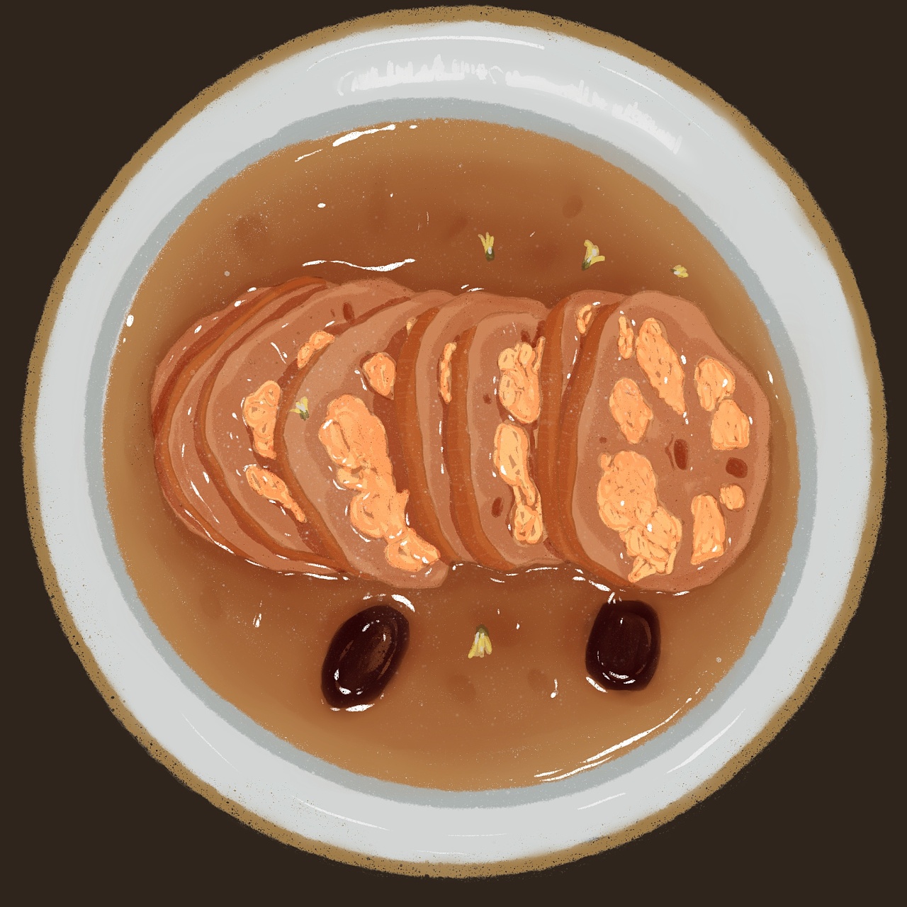 糖藕|插画|创作习作|菠萝糖福芦_原创作品-站酷zcool