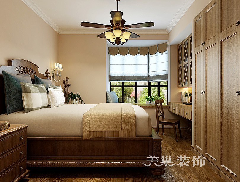 新乡100平两室两厅美式乡村风格装修效果图（图ZODYxODAxNjA=） - 家装设计 - 站酷设计师青柠檬柚子原创素材 - 站酷ZCOOL