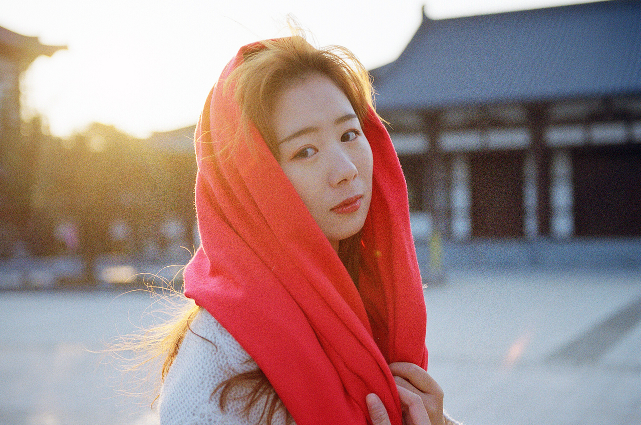 夕阳下的普济寺