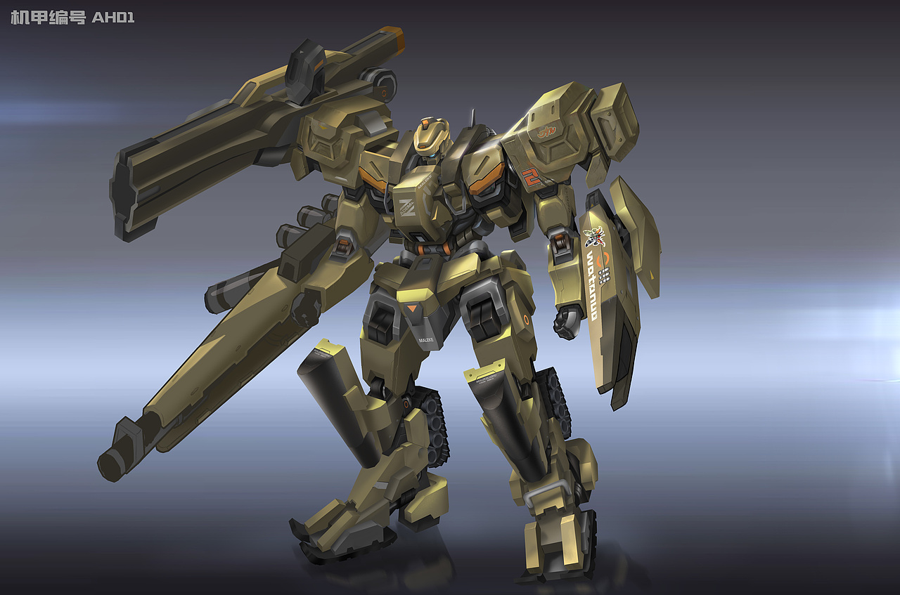 重型机甲|插画|游戏原画|李驰猩周_原创作品-站酷zcool