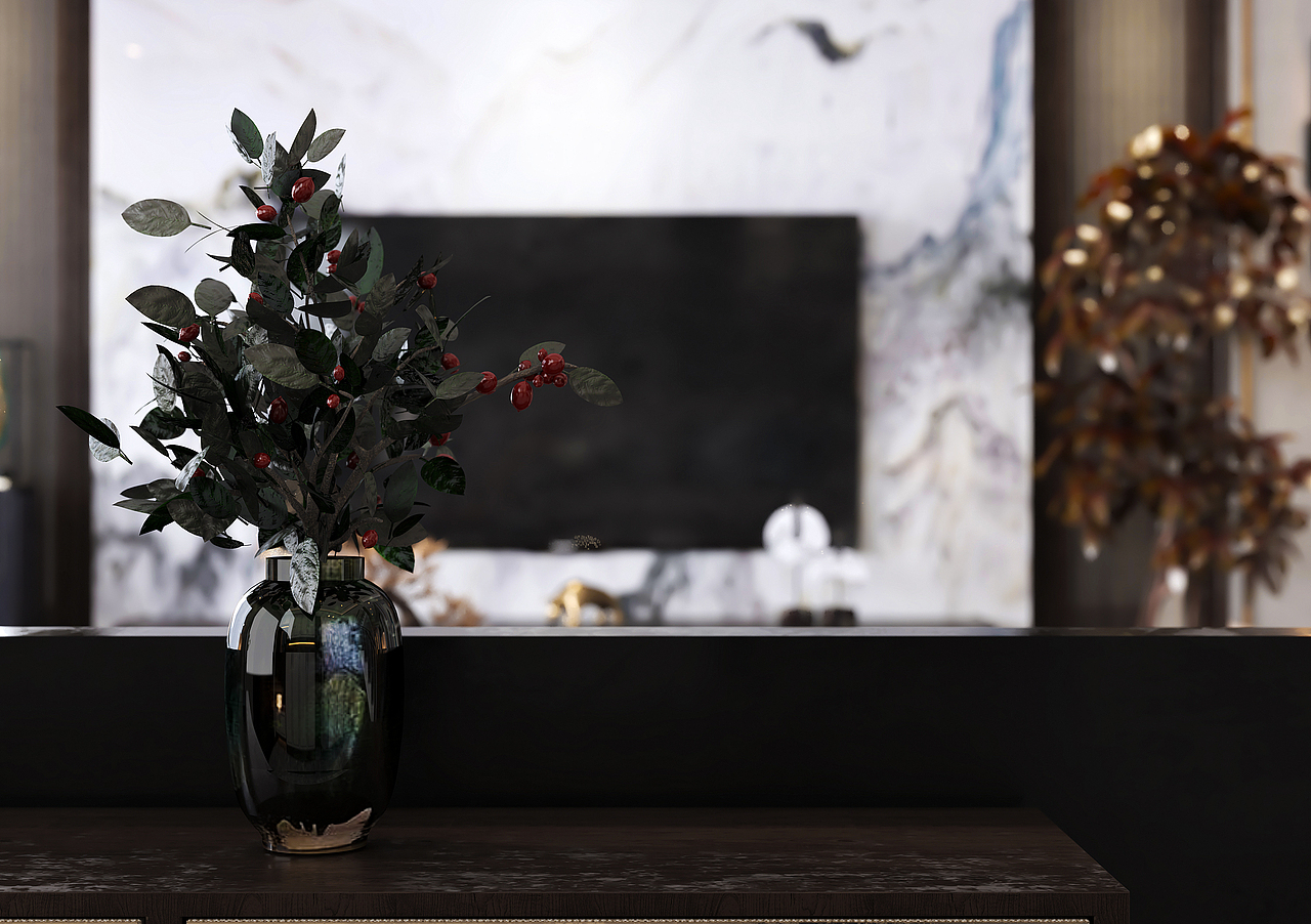 家装\\新中式\\复式（图ZMjc2MTIwNjA0） - 家装设计 - 站酷设计师小徐效果图施工图原创素材 - 站酷ZCOOL