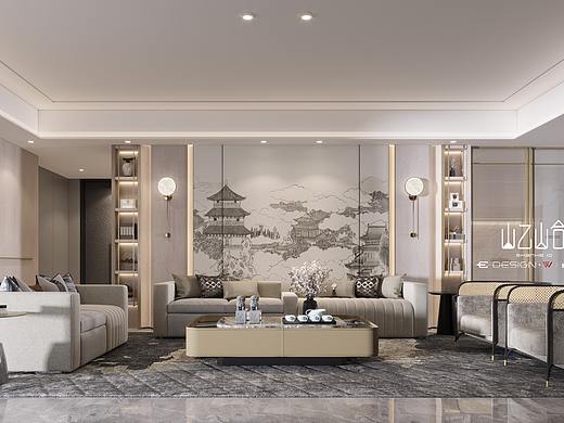 山乙山合｜新中式样板房