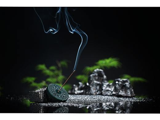 『玉器摄影系列』 日晷香插