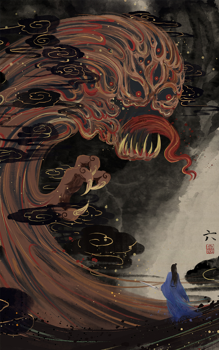 择天记手游推广h5原画