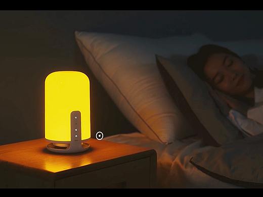 米家床头灯视频拍摄