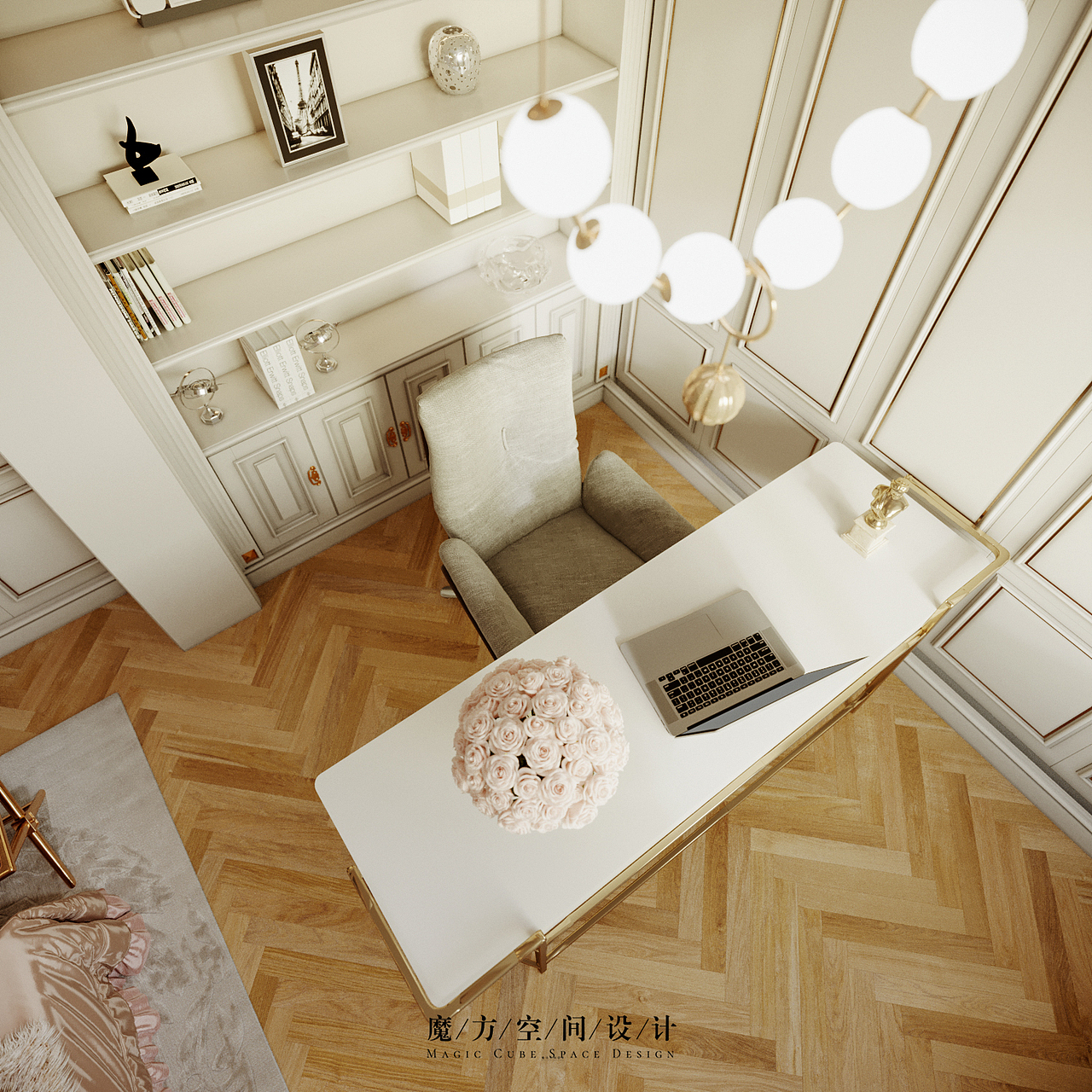 【魔方】法式轻奢•贵州遵义别墅项目（图ZMjE2NzMxOTI4） - 家装设计 - 站酷设计师魔方空间设计原创素材 - 站酷ZCOOL