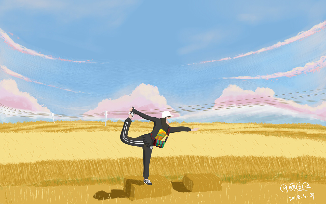 旅途的风景-大西北《风吹麦浪》