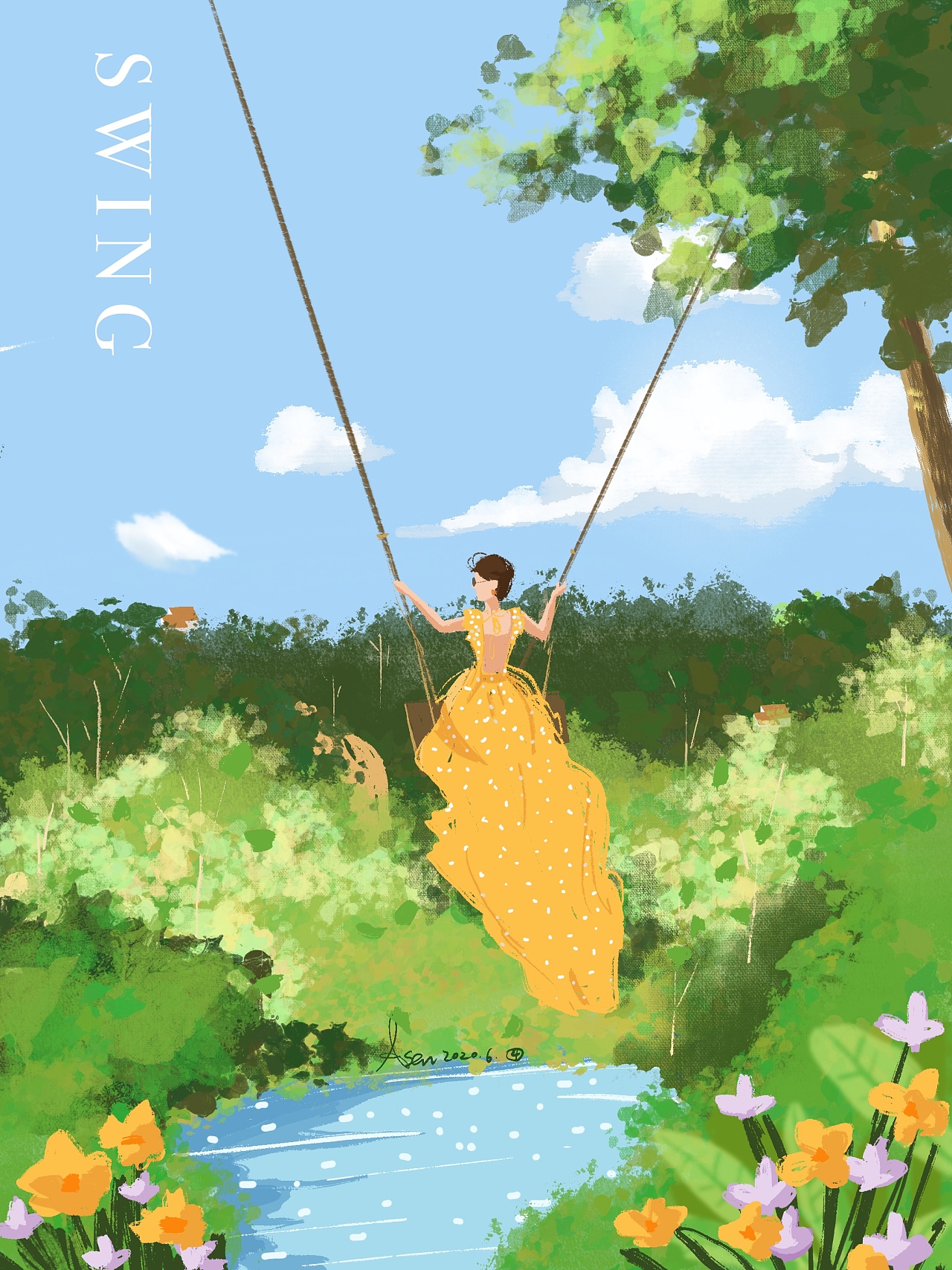 原创插画|《旅行记～巴厘岛》系列