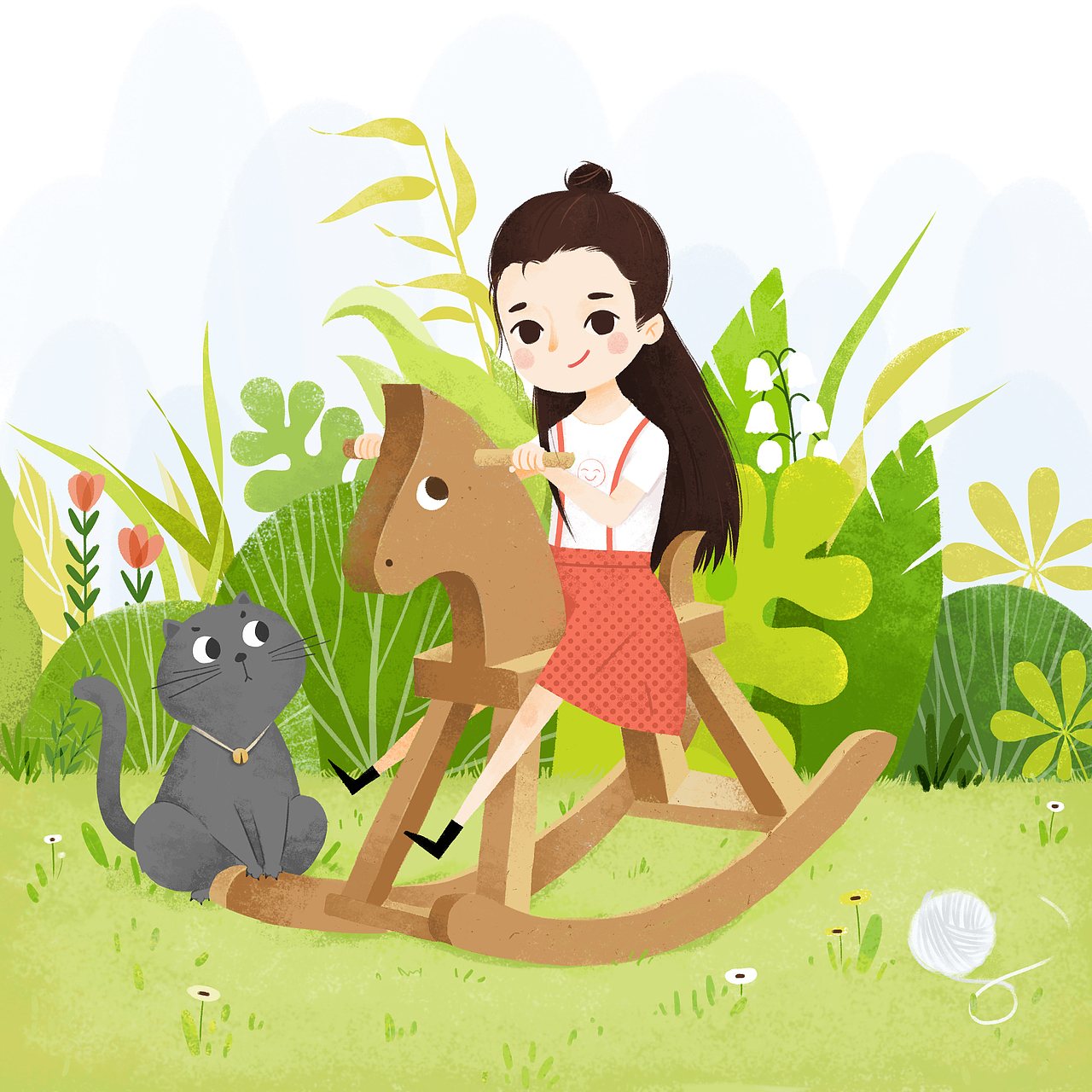公园玩耍小孩（图ZMTY3MDcwNjI4） - 创作习作 - 站酷设计师汝晓原创素材 - 站酷ZCOOL