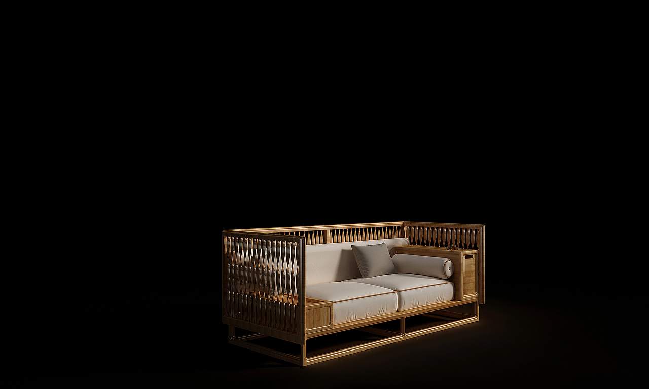 《格》 · 和風月下 · 沙發 /