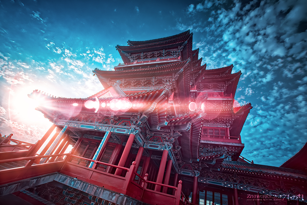 《阅江楼》（图ZNzMxODU0MjQ=） - 风光摄影 - 站酷设计师摄影师子意原创素材 - 站酷ZCOOL