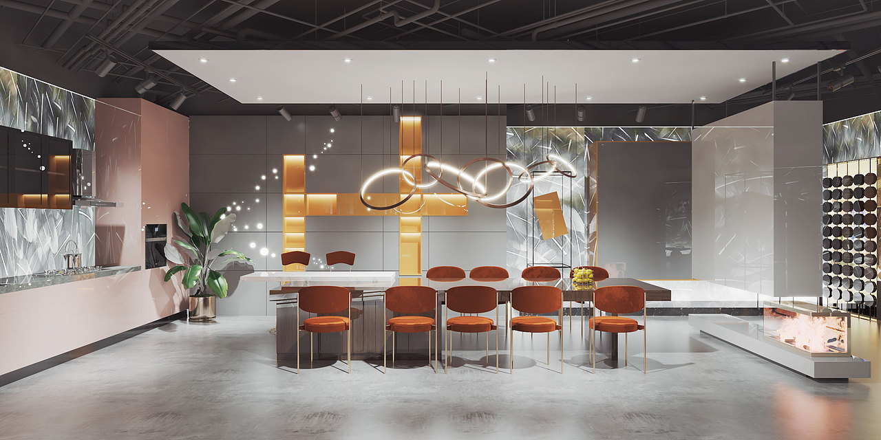 各类型工装写实渲染表现（图ZMjI4MDA0NjAw） - 家装设计 - 站酷设计师黑墨课堂原创素材 - 站酷ZCOOL