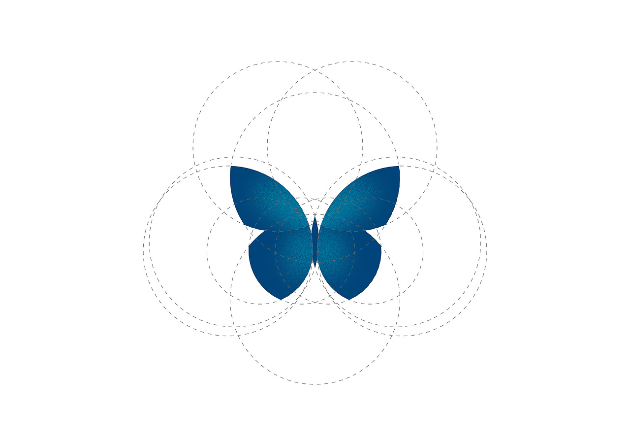 黄金比例圆矢量动物设计(二)