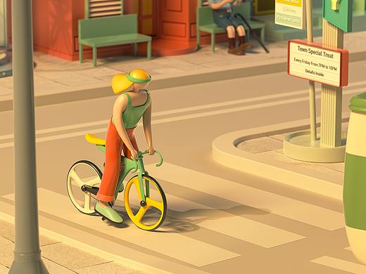 The Town_C4D&OC Works