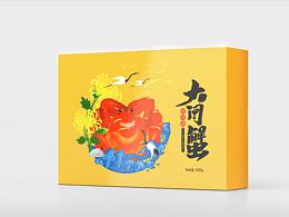 大闸蟹包装设计——西安日作品牌