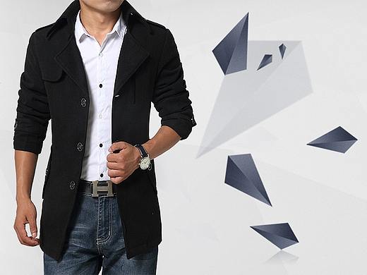 风衣呢子男装详情