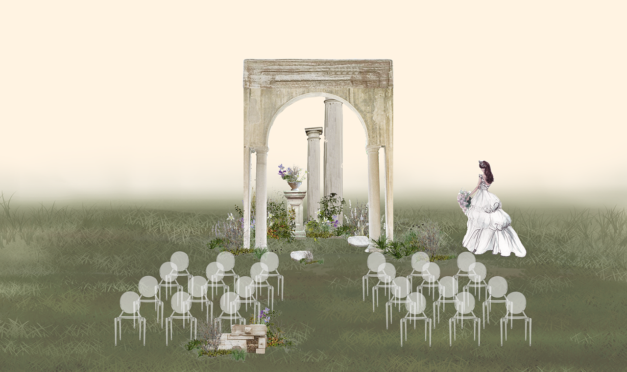 婚礼效果图（图ZMjYyNjM5MTI4） - 展陈设计 - 站酷设计师丹是彤原创素材 - 站酷ZCOOL