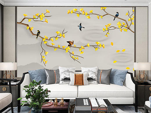 中式壁画详情页（个人主页-ZMzk2MTcxNTI=） - 电商 - 站酷设计师叫我名字吗原创素材 - 站酷ZCOOL