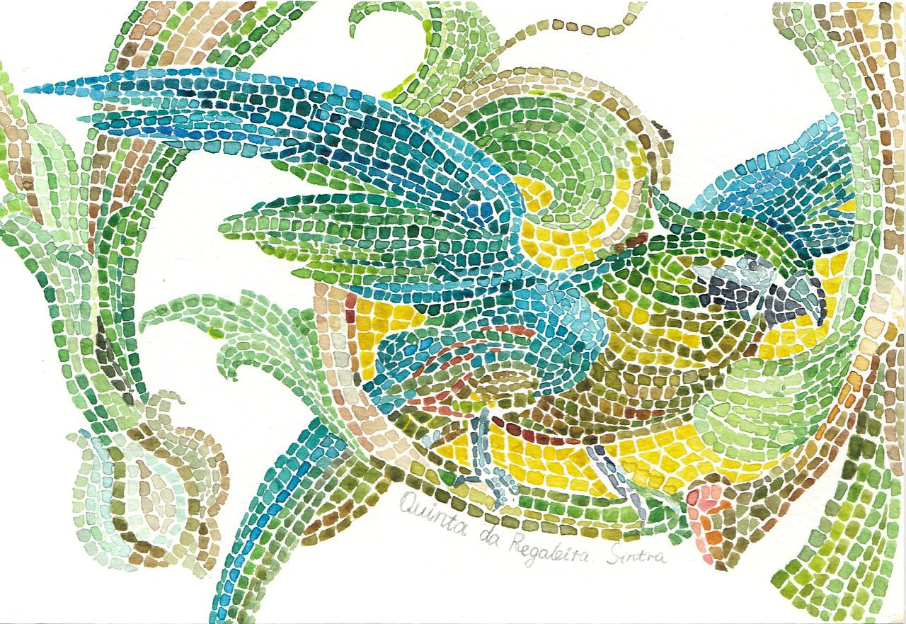 华丽的马赛克地砖