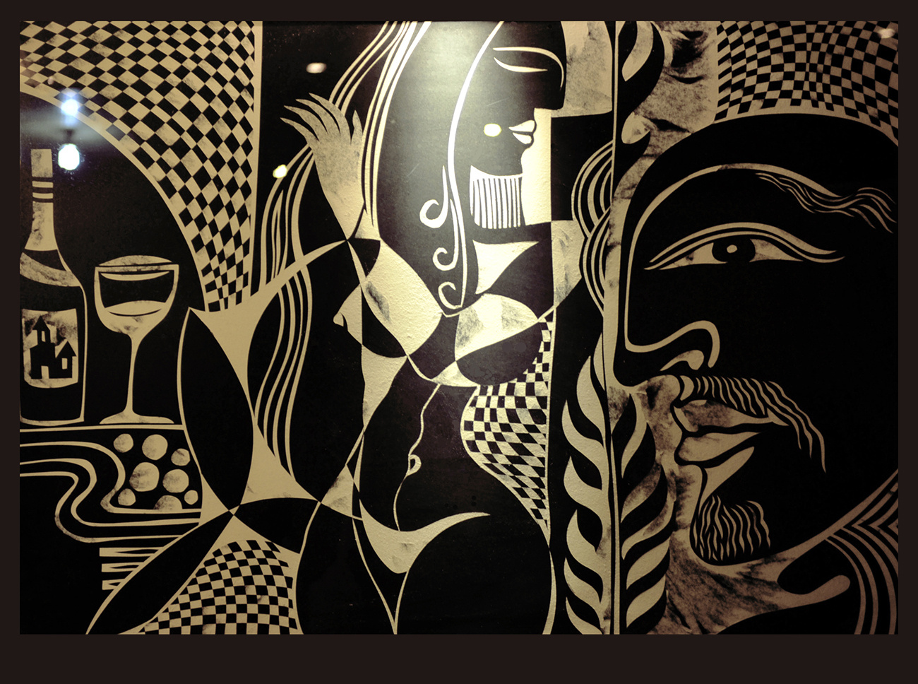 黑白纸刻画——及大船山庄设计_nilelanger-站酷zcool