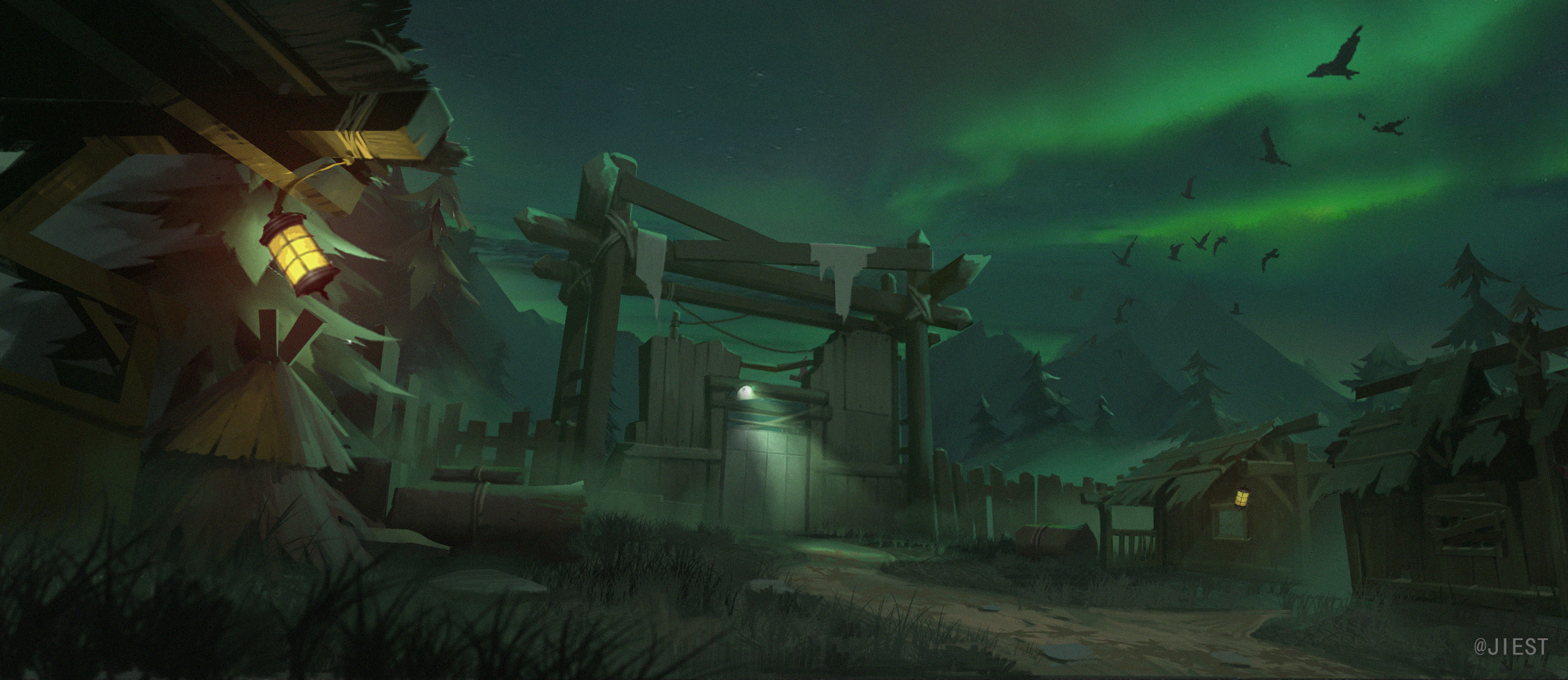 第五人格的部分场景概念图|插画|概念设定|jiest - 原创作品 - 站酷