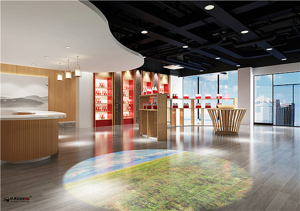 银川润德枸杞体验展厅装修|银川展厅装修设计|镹臻装饰