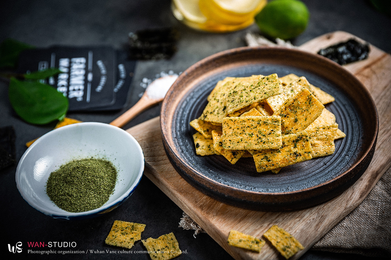 荞麦酥--轻脂小食品产品拍摄