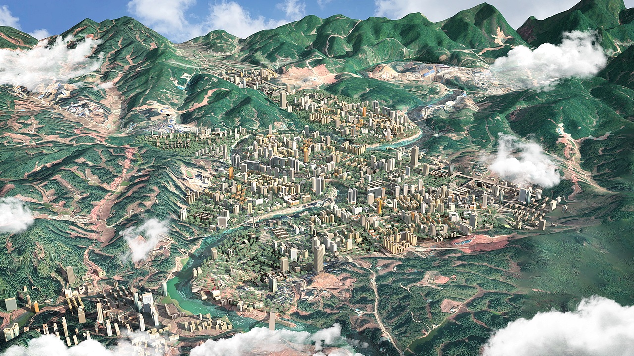 福建 城市规划图（图ZMjgyMjY0NzM2） - 场景 - 站酷设计师_不烦_原创素材 - 站酷ZCOOL