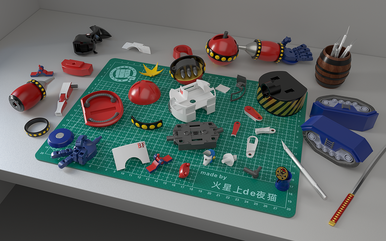 C4D-海贼王：弗兰奇将军（图ZMjA0NDE3NTIw） - 动画/影视 - 站酷设计师火星上de夜猫原创素材 - 站酷ZCOOL