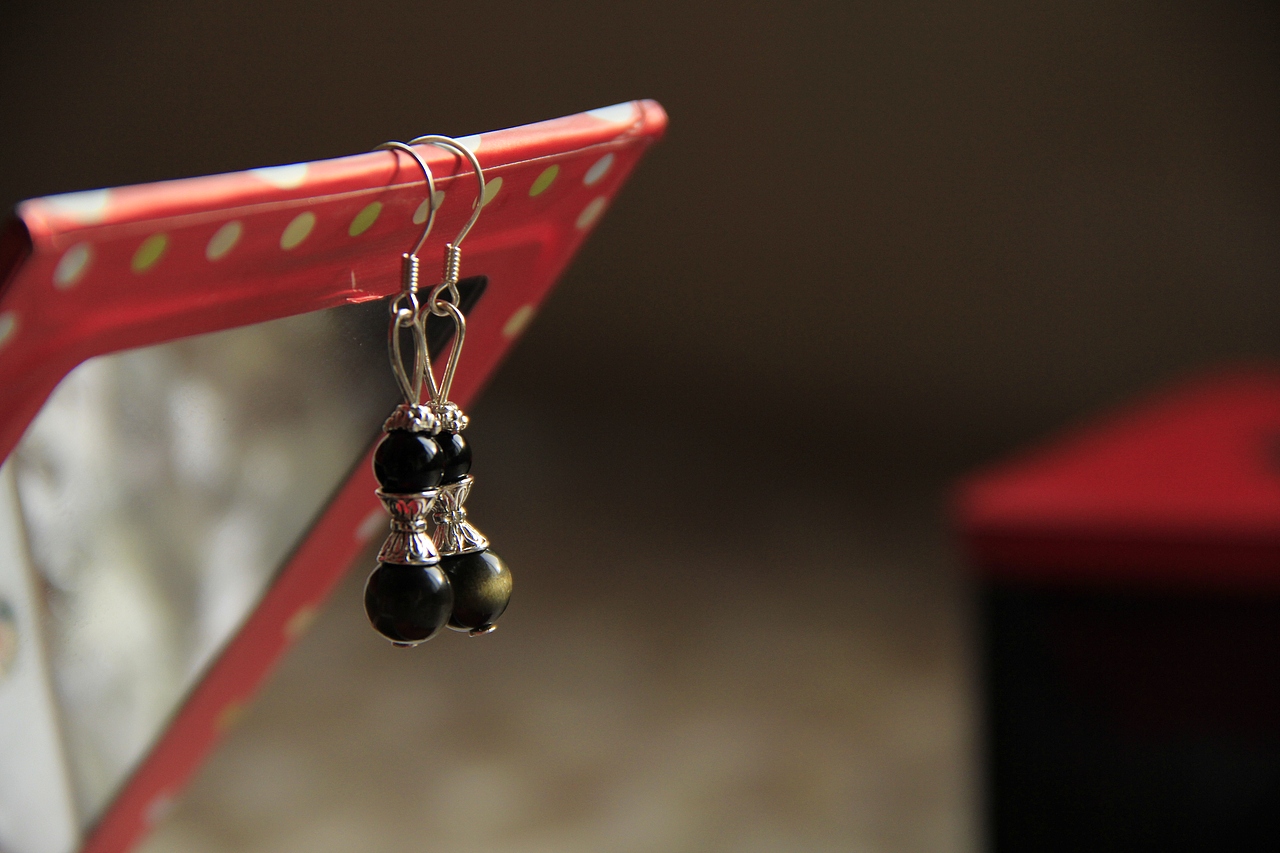 【原创手工耳坠】——【墨黑之狼】（图ZMzQyNDgxNDQ=） - 首饰设计 - 站酷设计师孙囍瑶原创素材 - 站酷ZCOOL