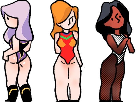 9位小姐姐pick哪个呢（个人主页-ZNTY5MzI1OTY=） - 创作习作 - 站酷设计师二巩原创素材 - 站酷ZCOOL