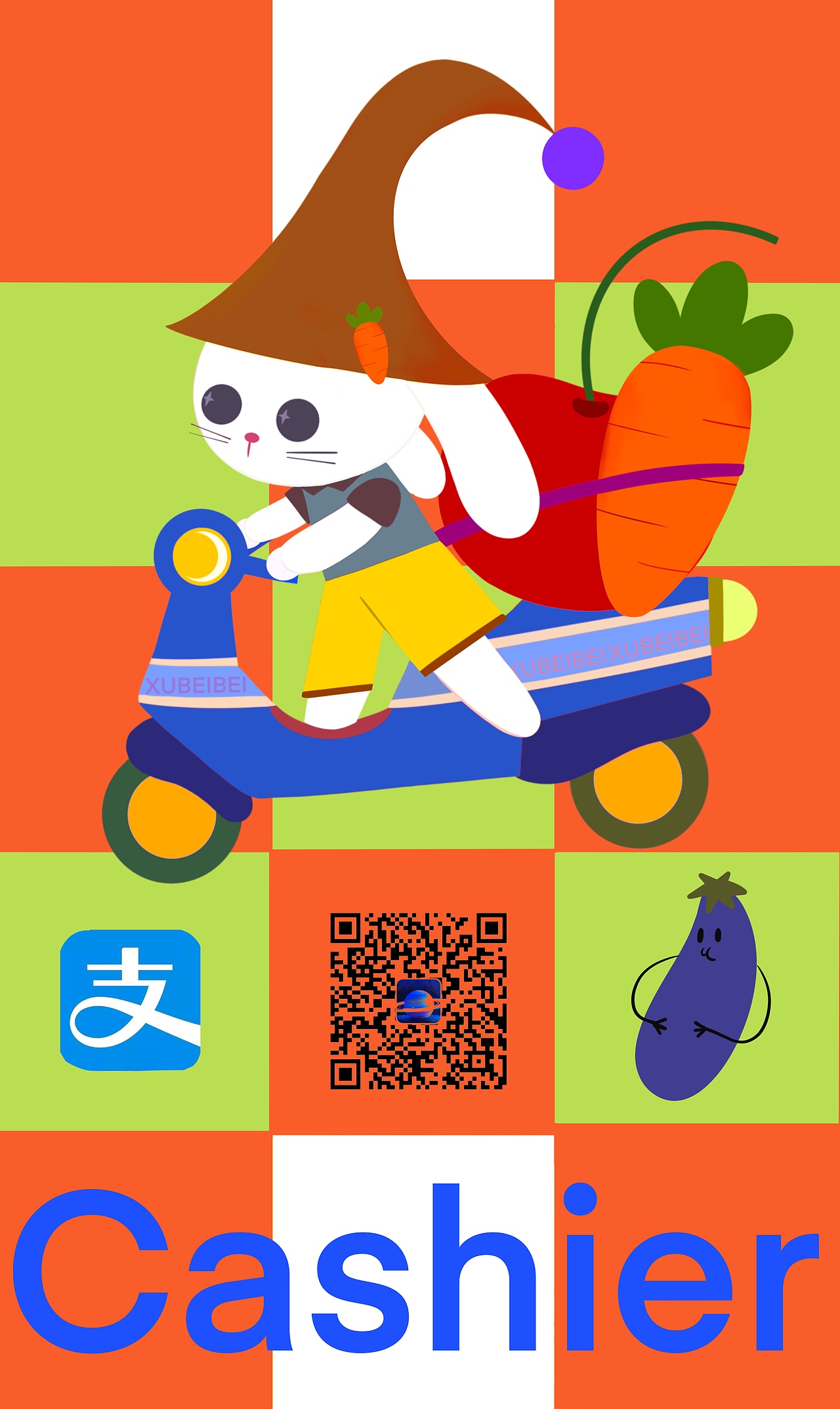最近做的收付款卡片 迎接自己首展2022CCBF（图ZMjg2MzY5Nzg0） - 艺术插画 - 站酷设计师徐贝贝同学原创素材 - 站酷ZCOOL