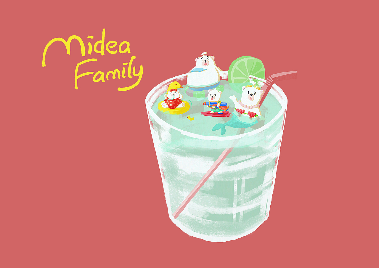 Midea Family——果汁泳池
