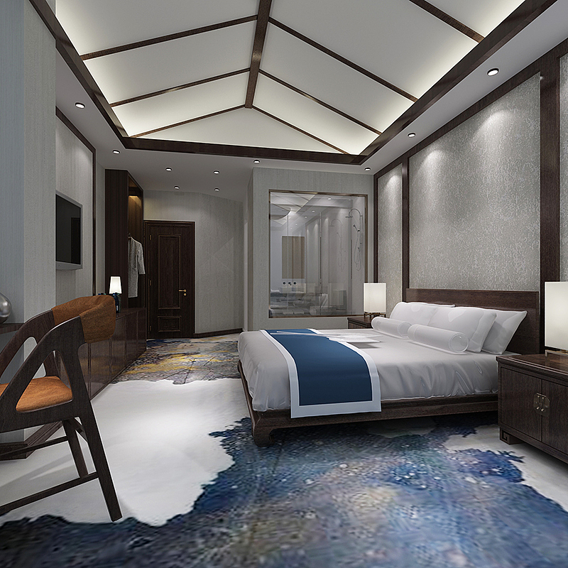 云南商务酒店装修设计效果图|商务宾馆装修效果图|