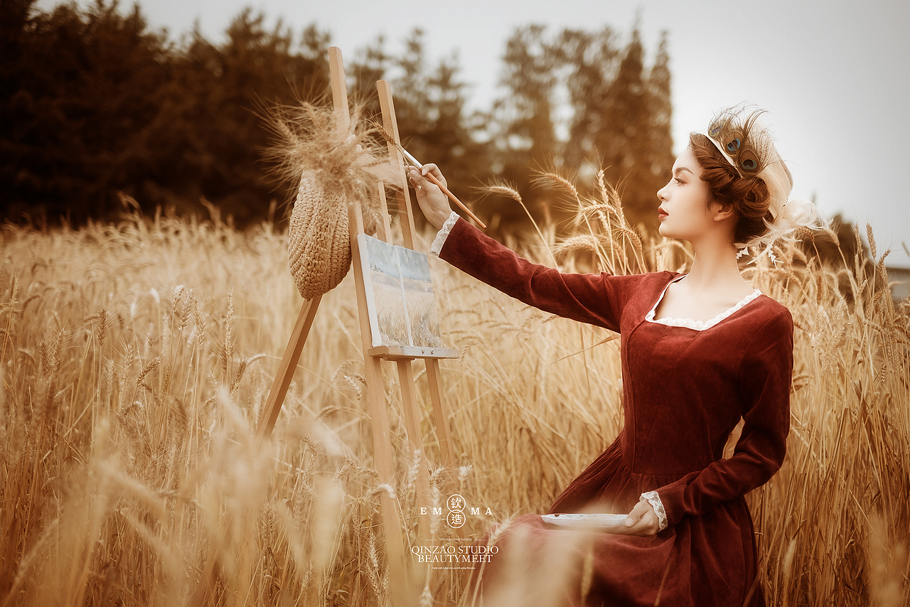 麦田姑娘（图ZMjA4NzAzMDY4） - 人像摄影 - 站酷设计师钦钦子Emma原创素材 - 站酷ZCOOL