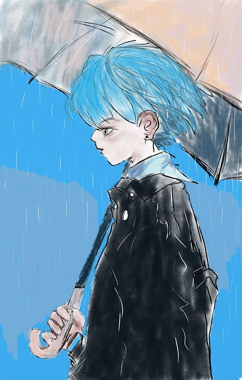 雨季（图ZMzQyOTg5OTY0） - 创作习作 - 站酷设计师乌冬爱学习原创素材 - 站酷ZCOOL