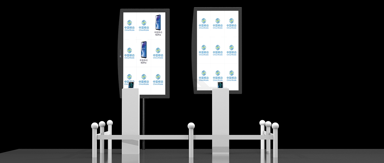 【中国移动】路演3D场景效果图