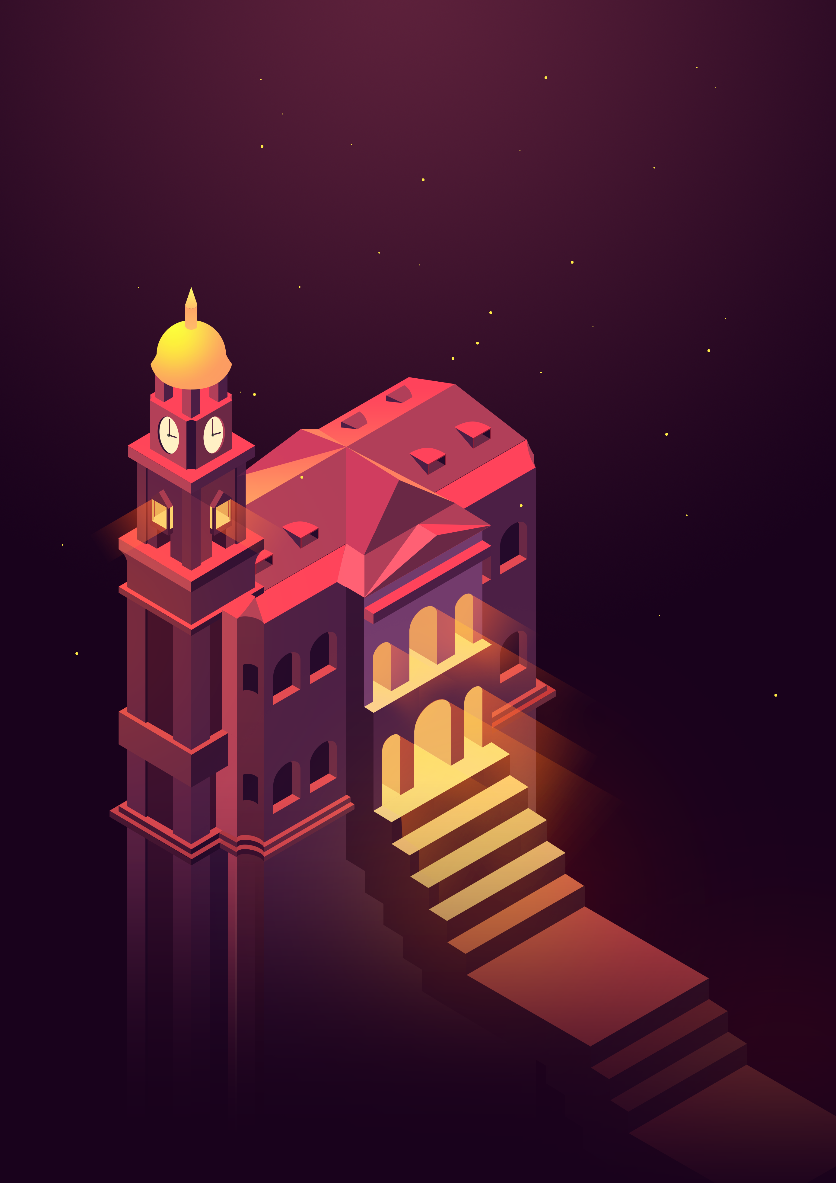 矛盾空间习作|插画|创作习作|请多指教小夜子 - 原创作品 - 站酷