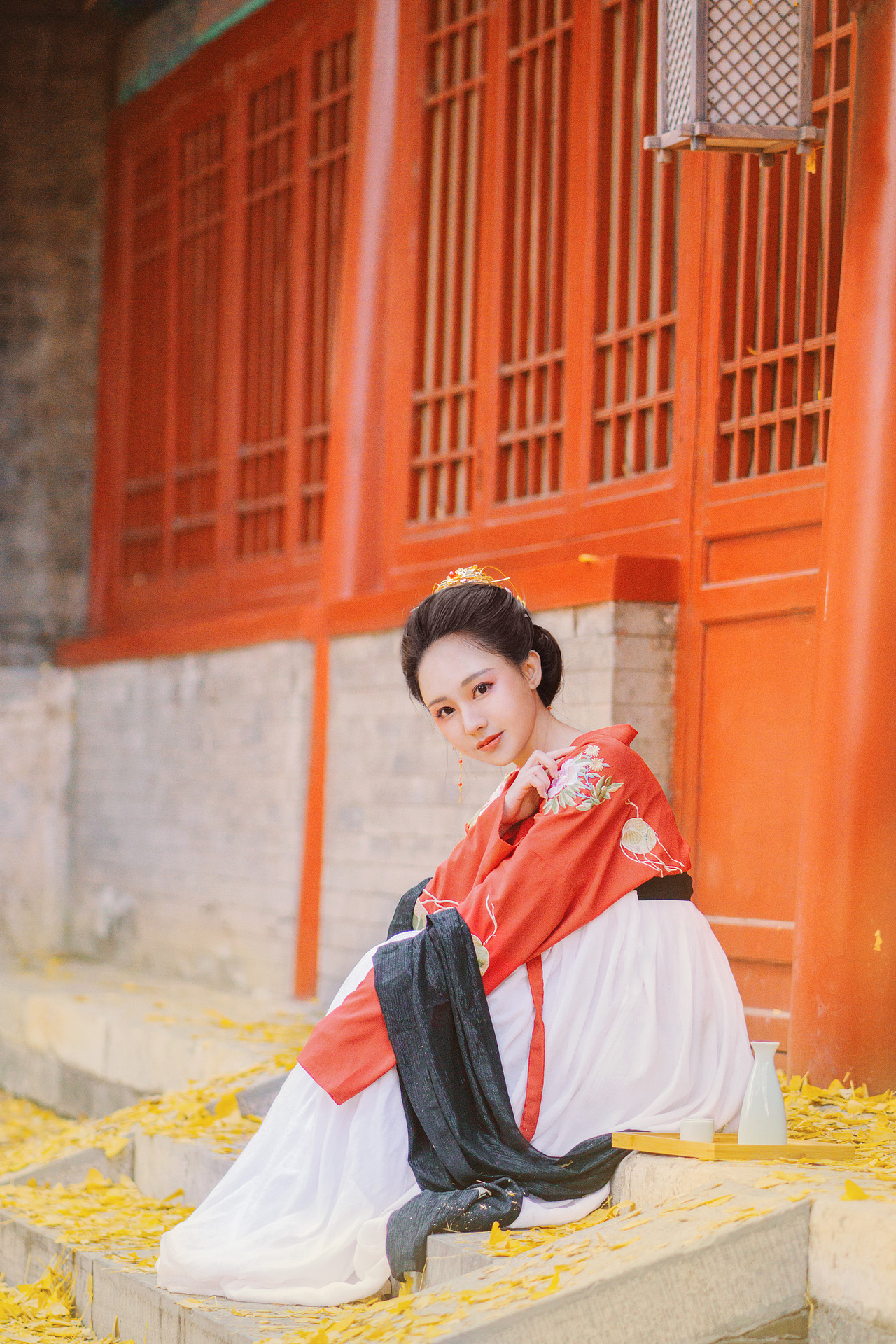 汉服·行香子·天与秋光（客片欣赏）（图ZMTI1MTMxMTUy） - 人像摄影 - 站酷设计师酒暖努力努力原创素材 - 站酷ZCOOL