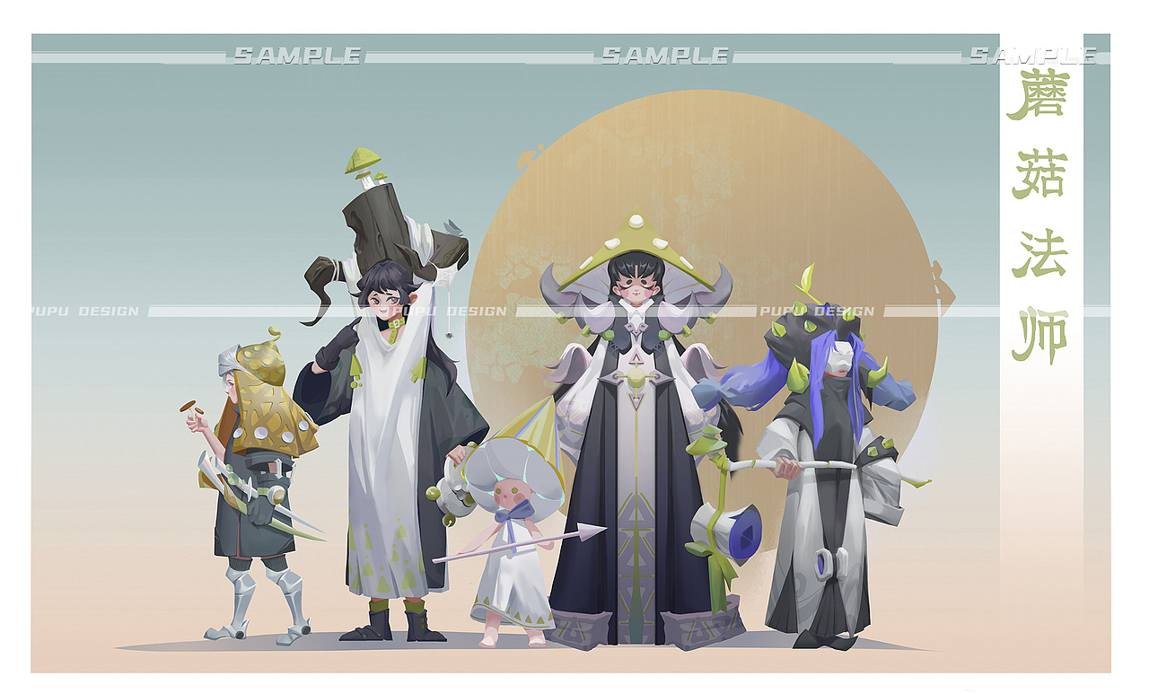 角色设计（图ZMjE2NzM2MDgw） - 游戏原画 - 站酷设计师PUPU扑扑原创素材 - 站酷ZCOOL