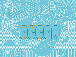 《Human&Ocean》—海報設(shè)計