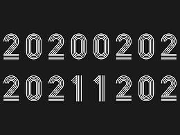 抽象線條數(shù)字矢量2021