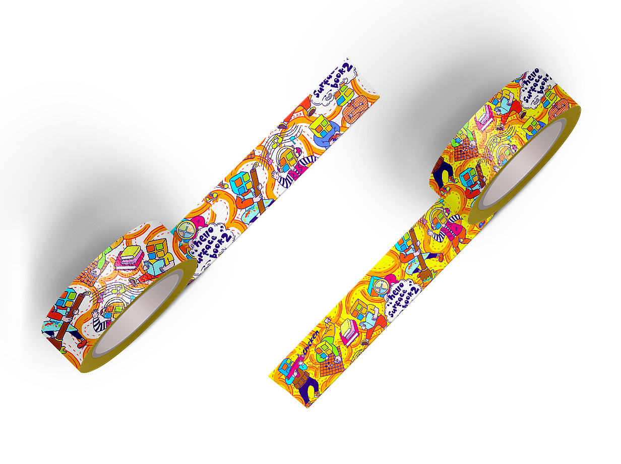 多重人格“戏精的诞生”—SURFACE BOOK2随性专属包（图ZMTAxNjcxOTUy） - 图案 - 站酷设计师尹子子原创素材 - 站酷ZCOOL