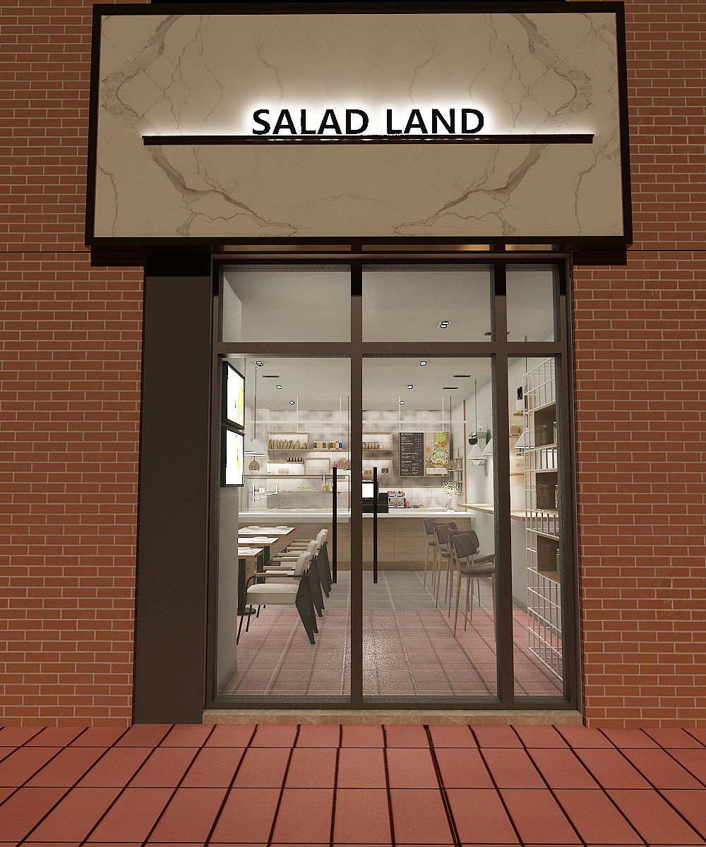 淮安的一家沙拉店