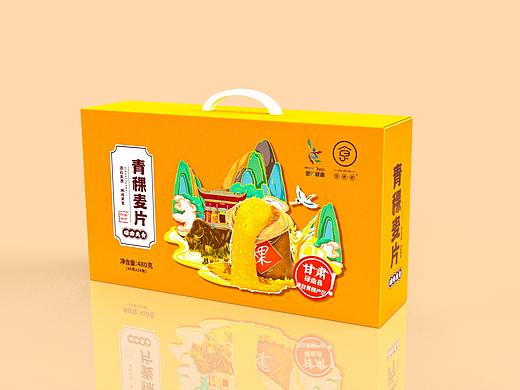碌曲县青稞麦片包装