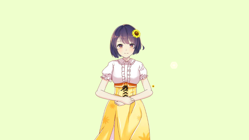 二次元美少女不同服装动态图（图ZMjU5Mjg4MTQw） - 动效设计 - 站酷设计师开心面团原创素材 - 站酷ZCOOL