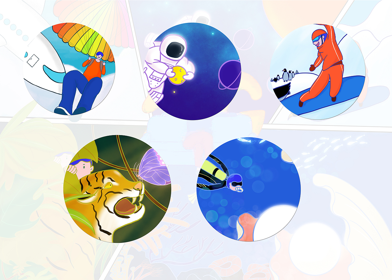 足不出户，也可上天入地（图ZMjQyNjc2MTQw） - 海报 - 站酷设计师夕暮SEE_MOON原创素材 - 站酷ZCOOL