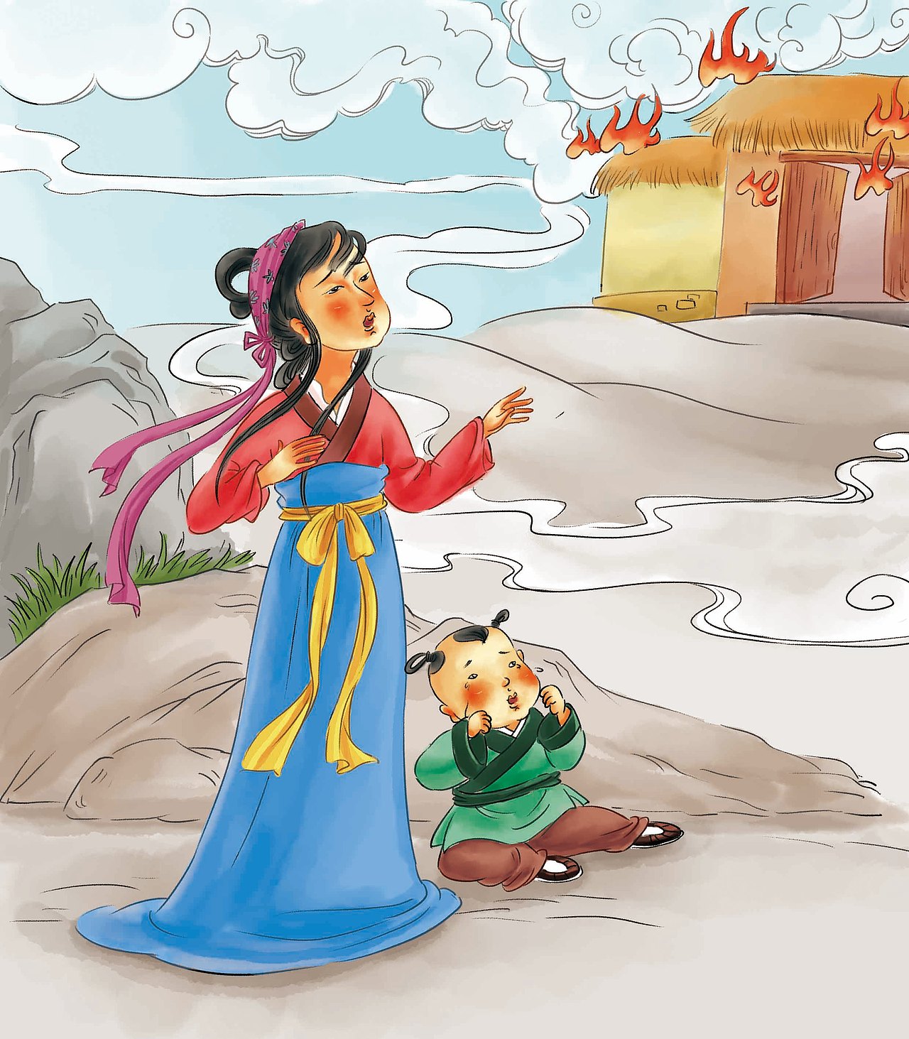 成语故事（图ZMjQyMzA0NTE2） - 儿童插画 - 站酷设计师简单兰原创素材 - 站酷ZCOOL